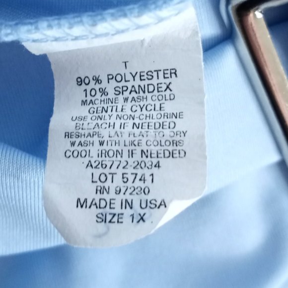 Womens 1X Yonique Blue Sky Shirt - Picture 6 of 12
